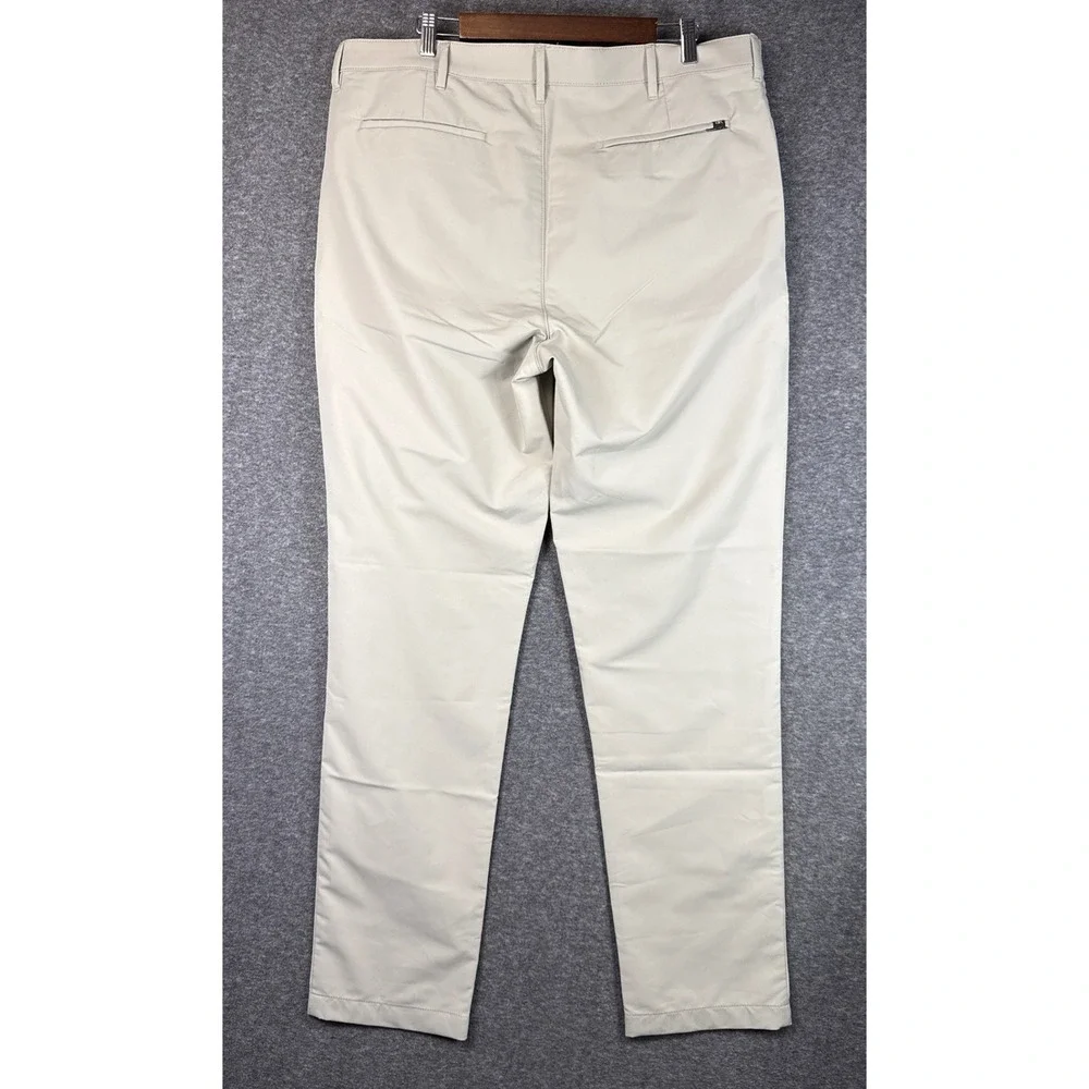 Banana Republic Athletic Fit Khaki Chino Pants Men Sz 40 Travel Performance NWOT